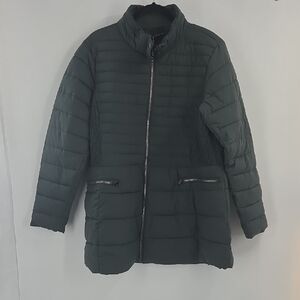Lane Bryant Dark Green Puffer Jacket Size 18/20